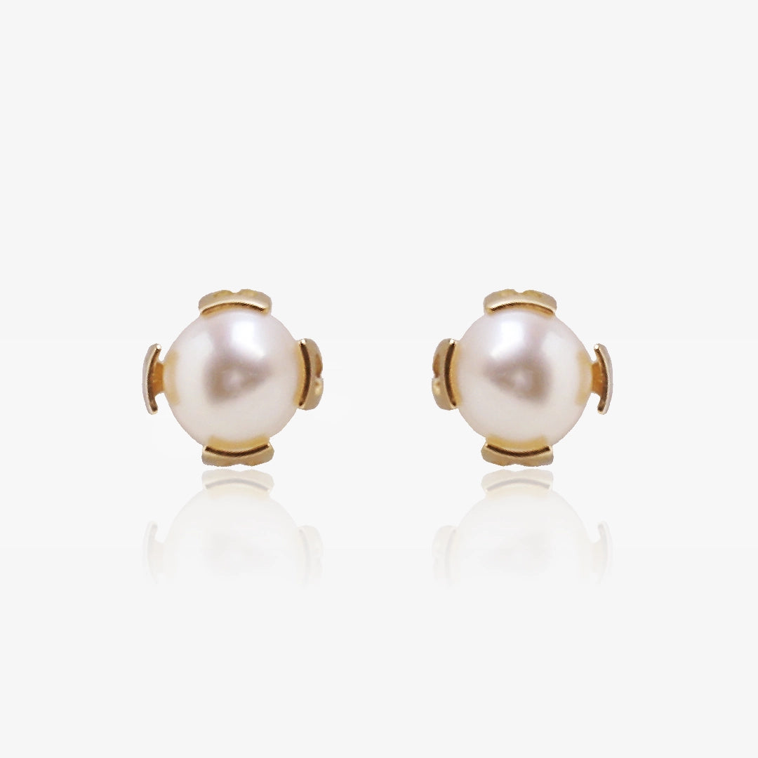 Pendientes PERLA 4mm