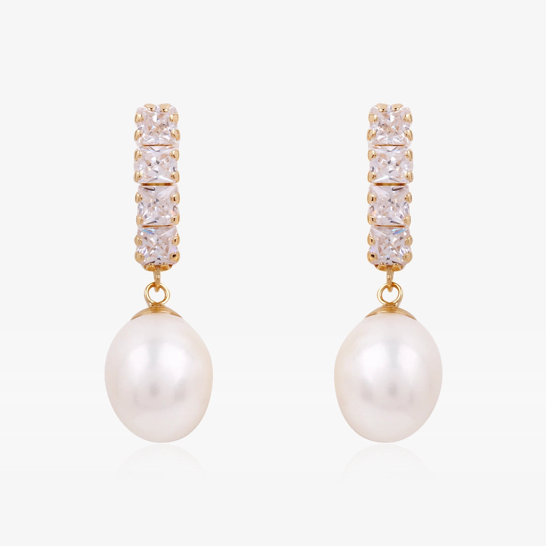 Pear earrings