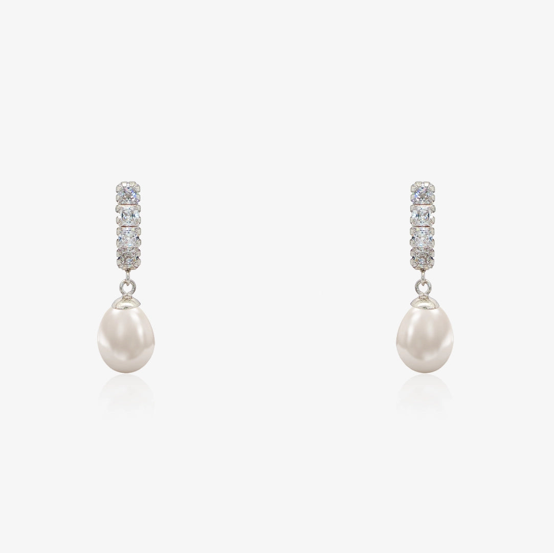 Pear earrings