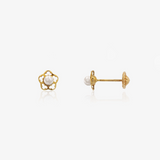 Pearl Flower Earrings