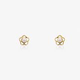 Pearl Flower Earrings