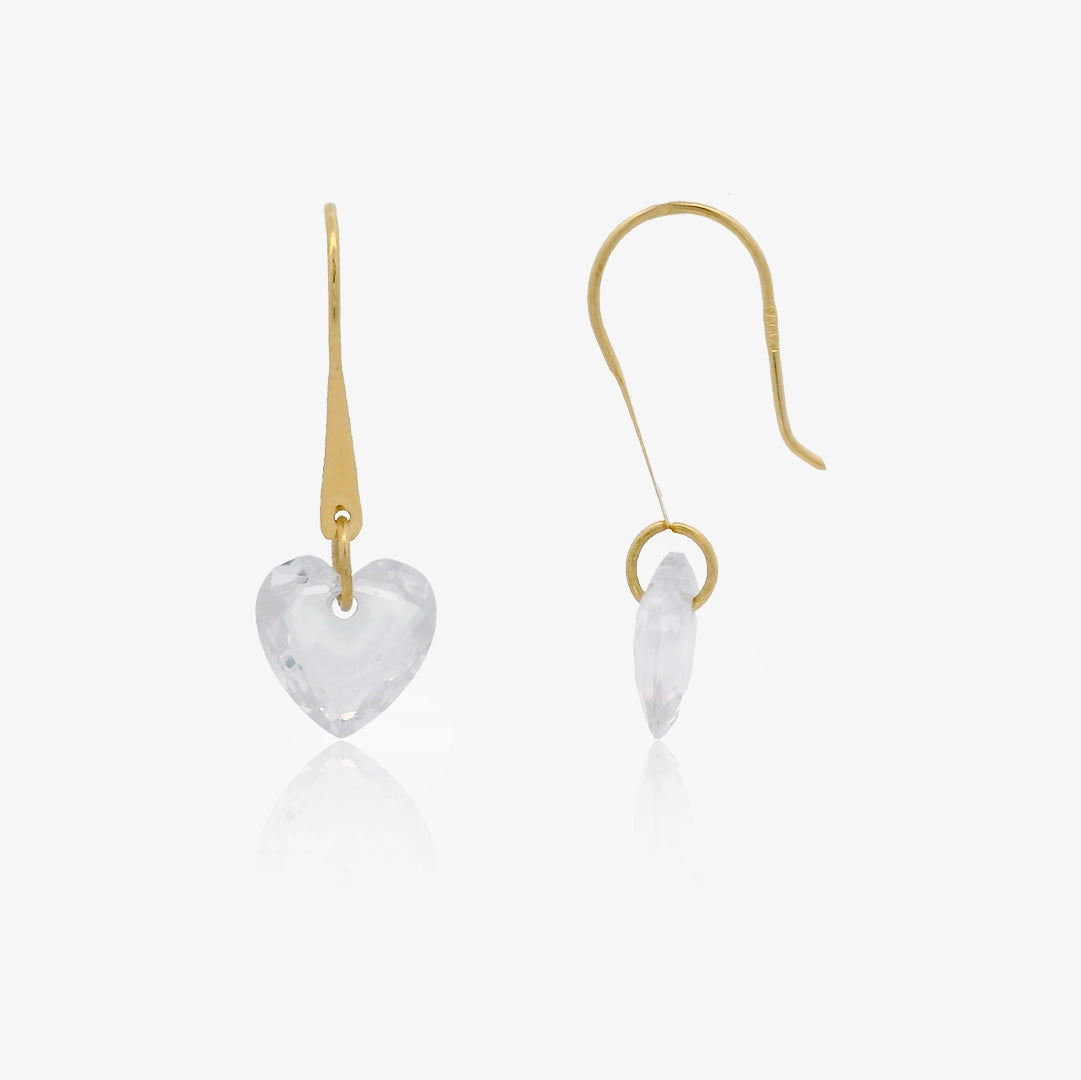HEART STICK EARRINGS