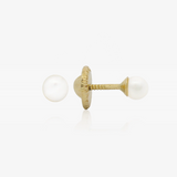 Cultured pearl earrings