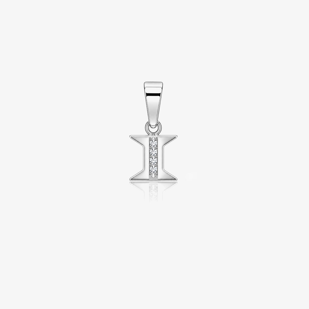 Colgante inicial diamantes