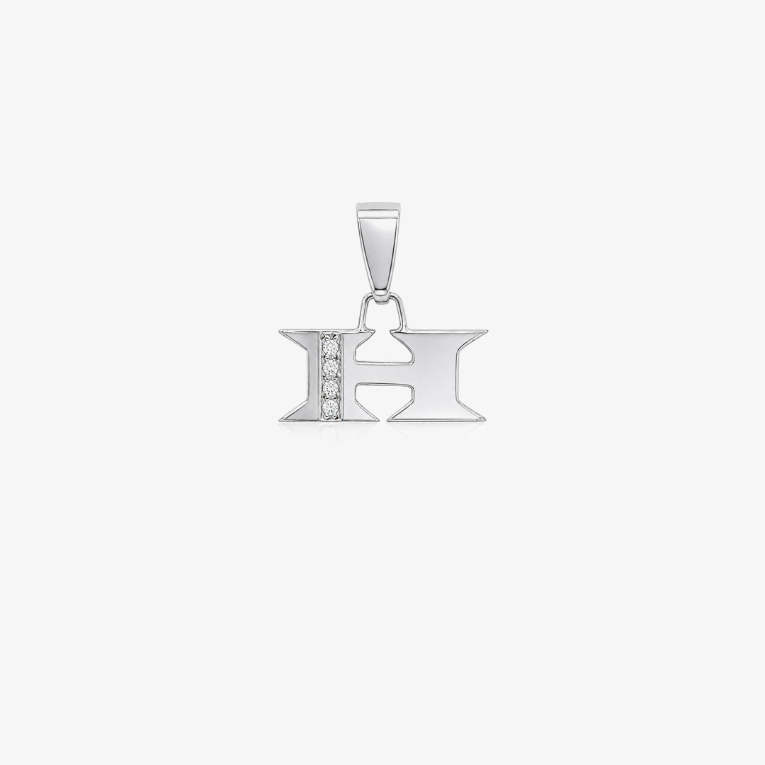 Colgante inicial diamantes